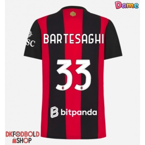 AC Milan Davide Bartesaghi #33 Hjemmebanetrøje Dame 2026-27 Kort ærmer AC Milan Davide Bartesaghi #33 Hjemmebanetrøje Dame 2026-27 Kort ærmer